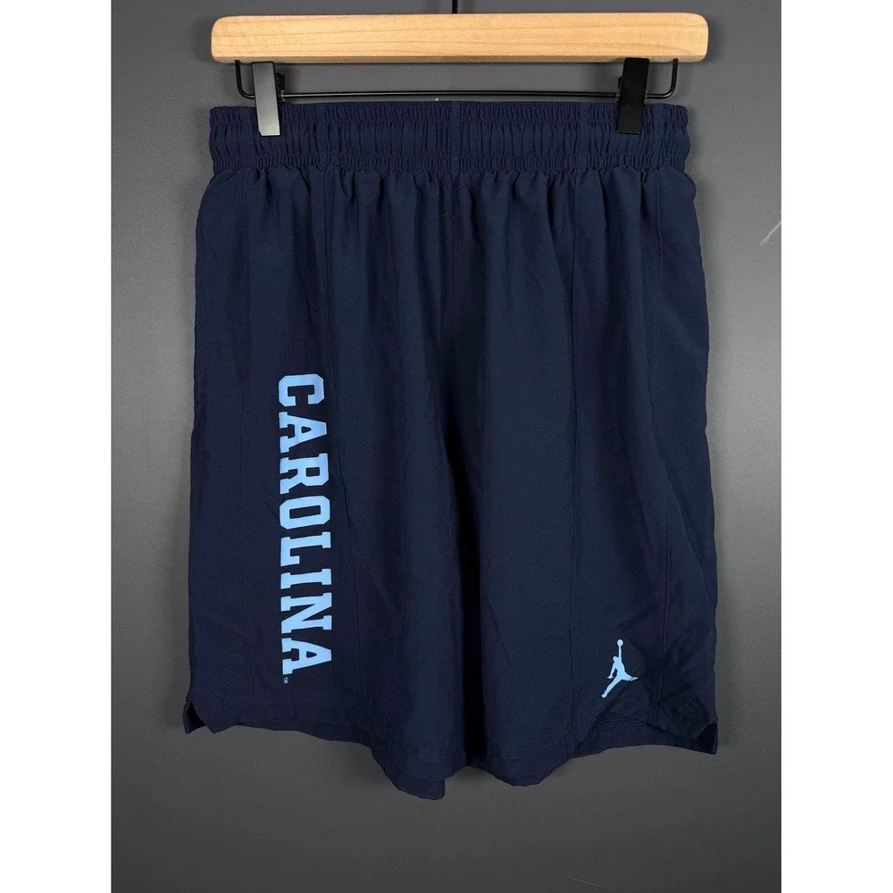 Jordan North Carolina Tar Heels Dri-FIT Navy Blue Shorts Mens Large 7in Inseam